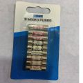 9PCS Mixed Electrical Ceramic Household Domestic Mains Plug Top Fuses 3A 5A 13A. 