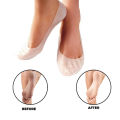 Smiling Foot Anti Crack Full Length Silicone Foot Protector Moisturizing Socks For Foot-Care. 