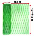 Plastic Chicken Wire Fence Mesh,Fencing Wire for Gardening, Poultry Fencing, Chicken Wire Frame Netting Green. 