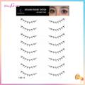 Natural-looking Eyelash Stickers Waterproof Eyelash Tattoo Stickers 8 Pairs/sheet Natural Soft Gentle False Lashes for Eye Makeup No Irritation. 