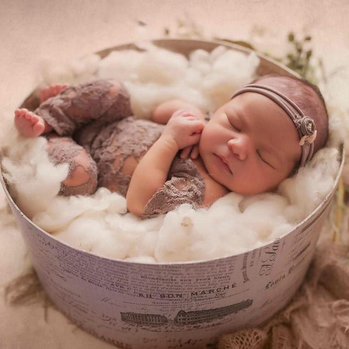 Newborn Photography Props Baby Girl Lace Romper Infant Photo Shoot Clothes Photo Props Newborn Baby Clothes New Arrival