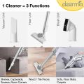 New Xiaomi Deerma DX700/DX700S Ultra Quiet Vacuum Cleaner 2in1 Handheld & Vertical Strong Suction Vacuum Cleaner - 600W - White & Silver. 