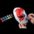 White Mask,12Pcs Halloween Full Face Mask Blank DIY Mask Dance Cosplay Party Plain Masquerade Paper Mask to Decorate. 