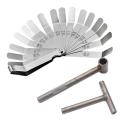 3 Pcs Engine Valve Screw Adjusting Spanner Tool Valve Clearance Adjustment Tools + Feeler Gauge 0.005 - 0.020 Inch. 