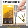 HSS High Speed Steel Drill Bit Set 1.5-6.5mm Drill Bit Barma -13 pcs all together. 