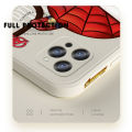 For Infinix Note 30 4G 5G Phone Case Cartoon Spper Hero Spiderman Side Design Back Cover Liquid Soft Square Silicone Case. 