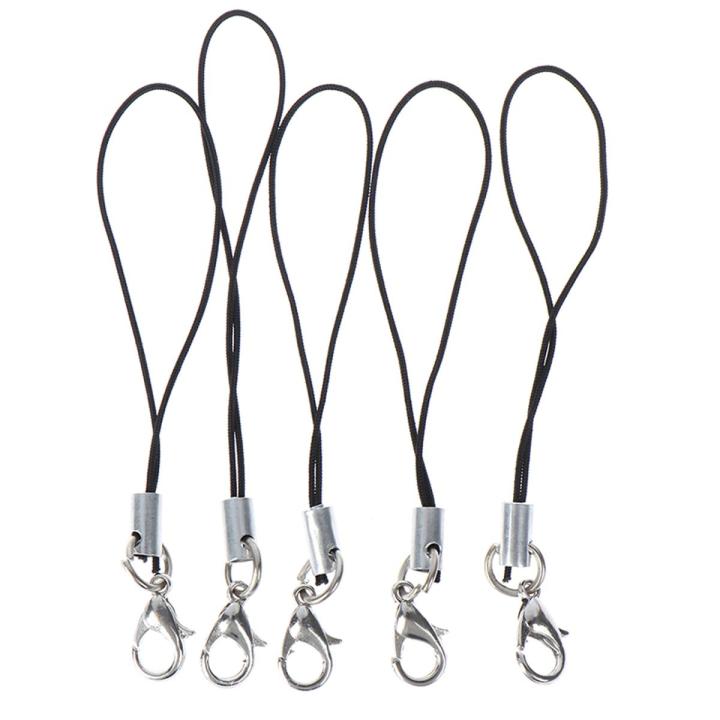 10Pcs Lanyard keychain for USB flash drive strap string black Sunlight Super Store