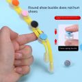 Shoelace Buckle Fixer No-Tie Elastic Slip-On Elastic Stretch Men's Elastic Lazy Shoelace Women's Shoe Buckle. 