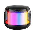 Sci-Fi Transparent Cool Bluetooth Small Audio Cell Phone Computer Desktop Wireless Portable Home User outside Mini Speaker. 