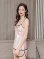 Valerie solid silky satin Night wear Cami set for women. 