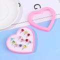 10pcs Children Kids Little Girl Adjustable Jewelry Rings in Box, Random Shape. 