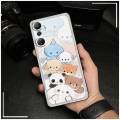 Graffiti Cute Phone Case For infinix X6826/Hot20 4G/Free Fire Soft case Full wrap Fashion Design TPU Back Cover Animals. 