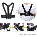 3 in 1 Universal Waterproof Action Camera Accessories Bundle Kit - Head Strap Mount/Chest Harness/Selfie Stick Compatible for Gopro Hero 6 5 Action Camera. 