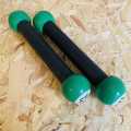 Zumba Toning Sticks Set of 2 Green & White Shaker Workout Weights 1 LB. 