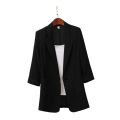 bellylady Women Summer Coat Cotton Linen Medium Long Loose Suit. 