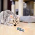 Electric Insect Cat Toy Cat Escape Obstacle Automatic Flip Toy Battery Operated Vibration Pet Beetle Playing Toy Mini Robot Bugs. 
