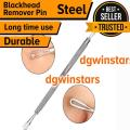 Blackhead Remover Pin Acne Pimple Black Head Pin For Effective Blackhead Removal - Silver. 