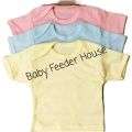 Baby Vest Inner Half Sleeve (Pack Of 3) Undershirts All Size Available multi + white. 