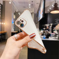 Hontinga for Vivo Y85 Back Cover Luxury 6D Plating Frame Shiny Bling Case Soft Silicone Square Phone Cases. 