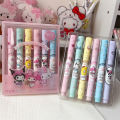 6pcs/set sanrio hello kitty cartoon highlights marker pen student art drawing doodle marker marker marker pen school. 