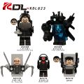 KDL823 Titan Camera Man Gman Block Toys Figure K2168-2172 Skibidi Toilet Building Bricks. 
