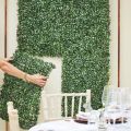 Artificial Wall Grass 40x60cm Plastic Ivy Leaves, Green Decor Mat. 