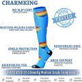Compression Socks Men Women Running Sports Compression Stocking For Anti Fatigue Pain Relief Knee Prevent Varicose Veins Socks. 