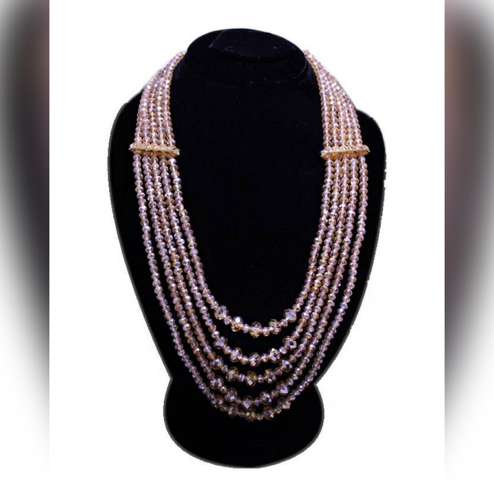 SOZ- Crystal Beads - Rani Mala Necklace