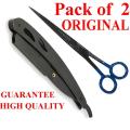 Barber hair cutting scissor set Barber stainless steel Razor Ustra Kit for saloon beauty parlor. 