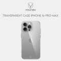 Iphone 16 pro max Cover New Ultra Thin Soft Tpu Silicon Dust Proof Transparent Back Cover. 
