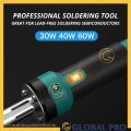 30W / 40W / 60W ID High Efficient Professional Electric Soldering Iron Solder Iron With Eu 2 Pin Plug. 