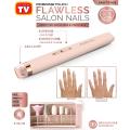 Rechargeable Finishing Touch Flawless Salon Nails Kit, Electronic Nail File and Full Manicure and Pedicure Tool. 