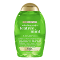 OGX Refreshing Scalp Teatree Mint Shampoo | OGX Teatree Mint Shampoo Sulfate Free for Fresh Scalp and Strong Healthy Hair | 385ml. 