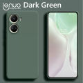 Lenuo Luxury Square Liquid Silicone Phone Case For Huawei nova 10 SE Back Cover Thin Soft Candy Casing. 