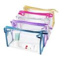 Cosmetic Portable Makeup Pouch Makeup Organizer Beauty Bag Travel Pouch Transparent Cosmetic Case Skincare Storage Makeup Storage Durable Plastic Pouch Zippered Bag Water-Resistant Pouch Multi-Purpose Organizer Portable Storage Essential Carr. 