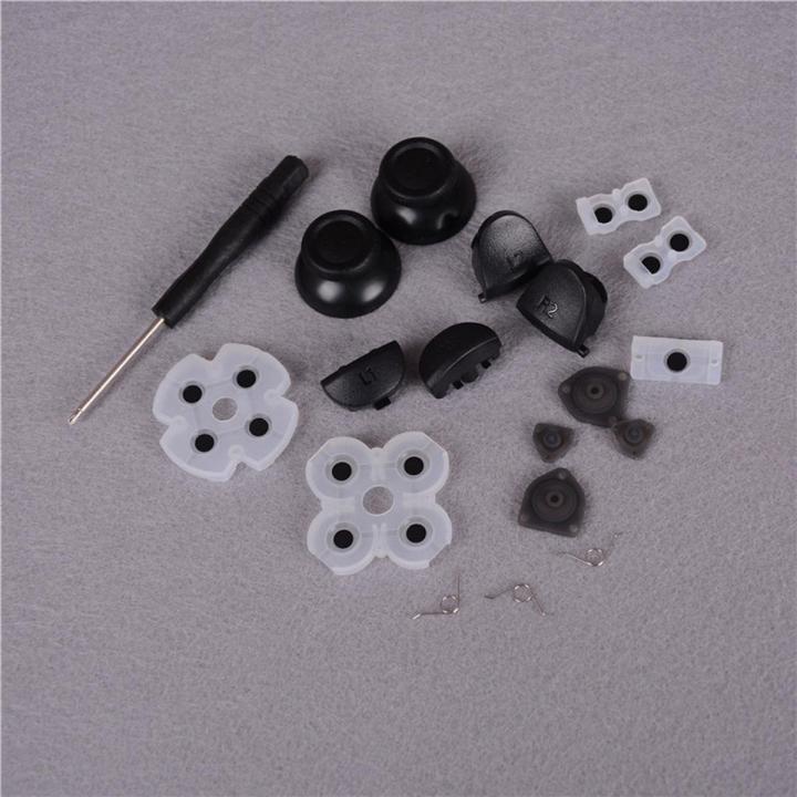 1Set L1 R1 L2 R2 Trigger Button Conductive Rubber Repair Tool For PS4 Controller