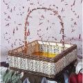 Beautiful Cane Basket Fruit, Wedding And Multipurpose (8 x 8 inches). 