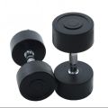 ZH Fitness Dumbbell Set With Rubber Coated Dumbell Black Pair - 2kg (2+2 = 4 kg). 