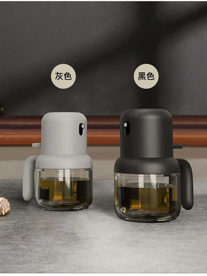 Heat-Resistant Glass Oil Spray Pot Press Spray Oil Bottle 180Ml 9 Heat-Resistant Glass Oil Spray Pot Press Spray Oil Bottle 180Ml