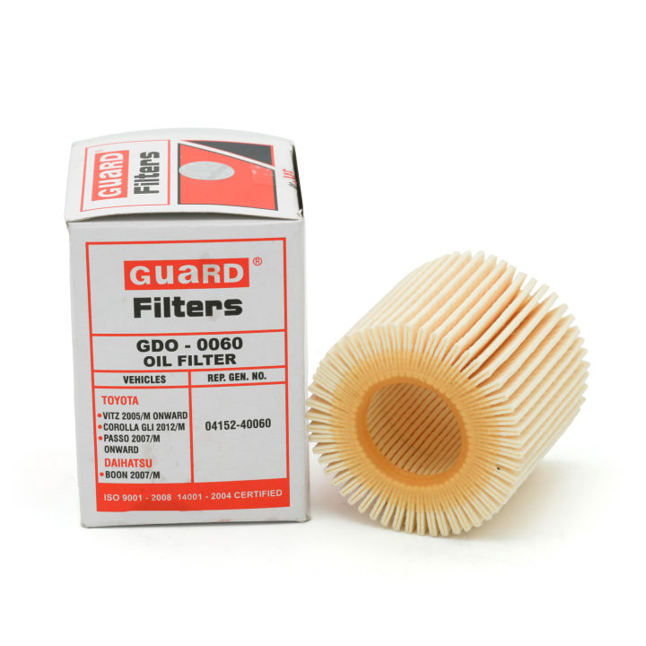 Toyota Vitz, Guard Oil Filter: GDO-0060