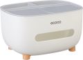 Ecoco Tissue Box, PVC Tissue Box, Multifunctional Box, Pen Holder, Remote Control Holder, Tissue Holder, Storage Box, Cosmetic Tissue Box. 