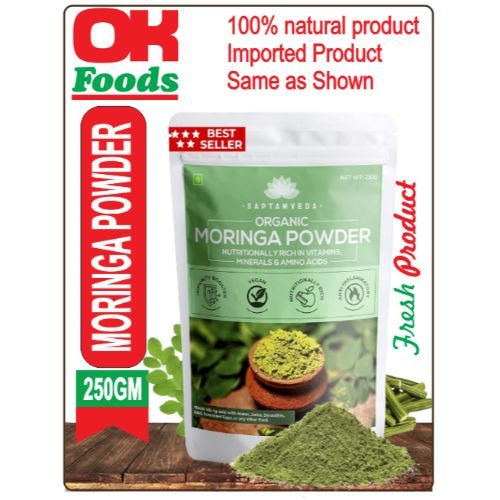 SAPTAMVEDA Moringa Powder 250 Gm | Drumstick Leaf Powder | Natural ...