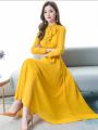 LONG KOREN MEXI FROCK FOR WOMEN. 