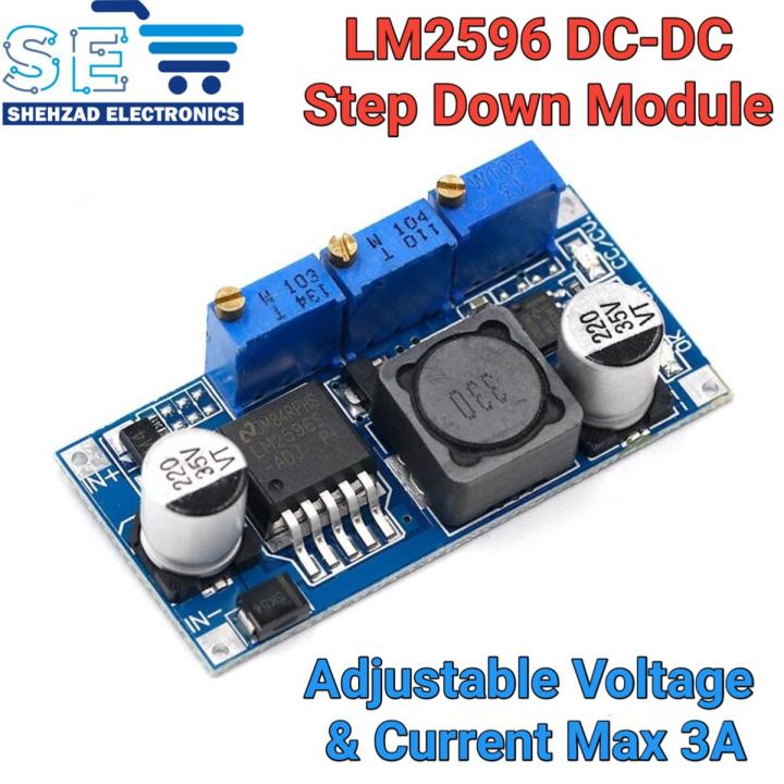 LM2596S DC-DC Constant Current Module LM2596 DC-DC 7V-35V Step-down Adjustable CC/CV Power Supply Module