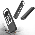 Silicone Remote Protective Case for Apple-TV 4K Remote 2021 Anti-Slip Shockproof Soft Case Remote Control Case,Black. 