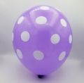 POLKA DOT LATEX BALLOON PARTY DECORATION BALLOONS ( PACK OF 25 BALLOONS ). 