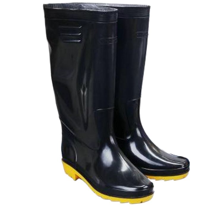 Rain Boots  Safety Shoes for Men and Women Industrial Safety Rain Rubber Long Boot Imported 1 Pair