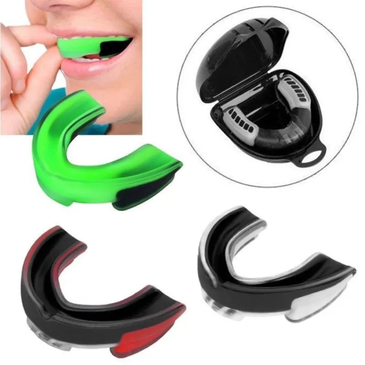 Sports Safety EVA Teeth Protection 7 Colors Professional Mouth Guard ...