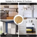 8Pack Gold Drawer Pulls,2.5 Inch Half Moon Cabinet Drawer Pulls Kitchen Handles, Modern Cabinet Hardware Pulls. 