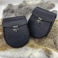 Retro Belt Waist Bag Compact Metal Buckle Hangable Medieval Money Pouch Medieval Unisex PU Leather Coin Bag for Costume. 